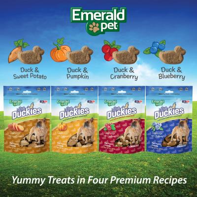 Grain-Free Little Duckies with Duck & Cranberry Dog Treats, 5-oz bag