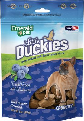 Grain-Free Little Duckies with Duck & Cranberry Dog Treats, 5-oz bag