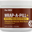 Wrap-A-Pill with Probiotics Cheese & Bacon Flavored Pill Paste Nutritional Supplement for Dogs & Cats, 4.2-oz tub