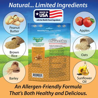 Little Chewzzies Peanut Butter Recipe Chicken-Free Dog Treats, 5-oz bag