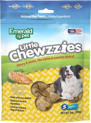 Little Chewzzies Chicken Recipe Dog Treats, 5-oz bag