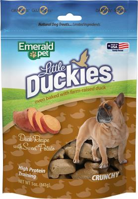 Grain-Free Little Duckies with Duck & Pumpkin Dog Treats, 5-oz bag