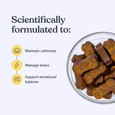 Full Spectrum Hemp Oil Soft Chews Chicken Flavored Calming Supplement for Dogs, 30 count