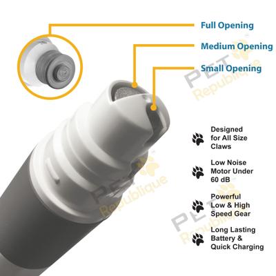 Cordless Small Dog & Cat Nail Grinder & Nail Clippers