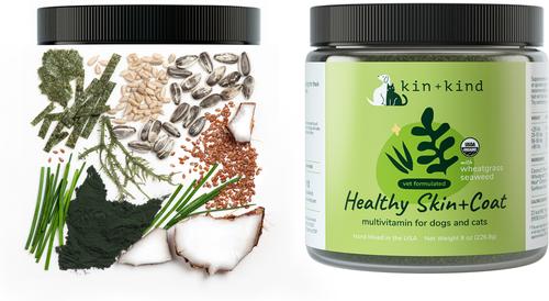 Organic Healthy Skin & Coat Dog & Cat Supplement, 4-oz bottle