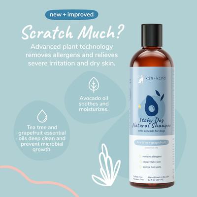 Natural Itchy Dog Shampoo, 12-fl oz bottle