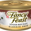 Comida enlatada para gatos Classic Tender Beef Feast, lata de 3 oz, caja de 4