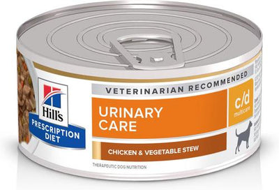 c/d Multicare Urinary Care Chicken & Vegetable Stew Wet Dog Food, 5.5-oz can, case of 4