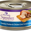 CORE Signature Selects Shredded Boneless Chicken & Chicken Liver Entree in Sauce Grain-Free Natural Canned Cat Food, 2.8-oz, case of 4