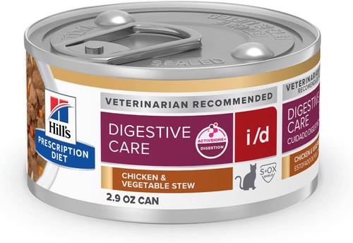 i/d Digestive Care Chicken & Vegetable Stew Wet Cat Food, 2.9-oz, case of 24