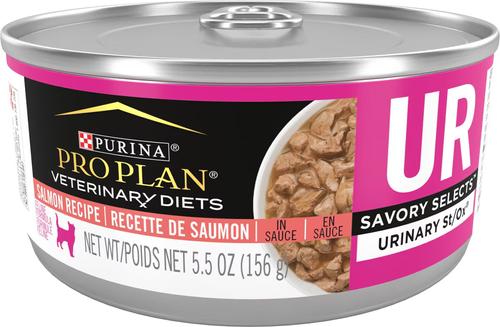 UR Urinary St/Ox Savory Selects Salmon in Sauce Wet Cat Food, 5.5-oz can, case of 4