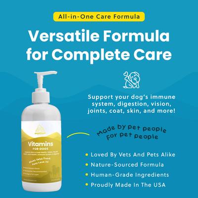 Liquid Vitamins Skin & Coat Support Dog Supplement, 16-fl oz bottle