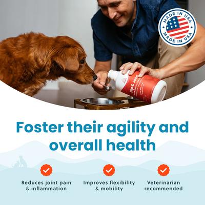 Glucosamine Hip & Joint Supplement for Dogs, 32-fl oz bottle