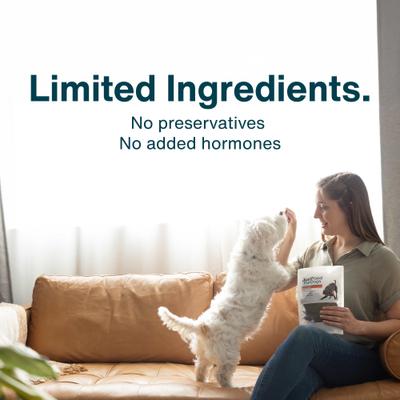 Golosinas de corteza de hígado de res para perros, bolsa de 5 oz