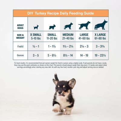 DoItYourself Turkey & Whole Wheat Macaroni Recipe Fresh Dog Food Recipe & Nutrient Blend, 4-oz bag