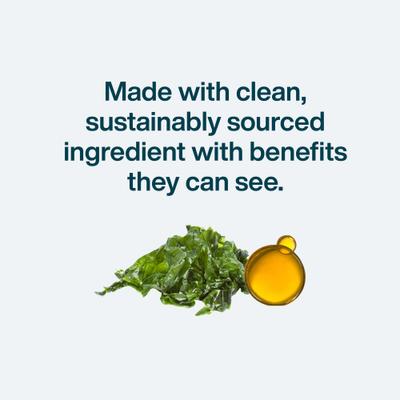 Omega Plus Oil Omega-3, Skin & Coat Support, Joint Health, EPA & DHA from Algae Oil, Sustainable & Eco-Friendly Liquid Supplement for Dogs, 8-fl oz bottle