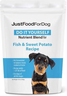 DoItYourself Fish & Sweet Potato Recipe Fresh Dog Food Recipe & Nutrient Blend, 5.92-oz bag