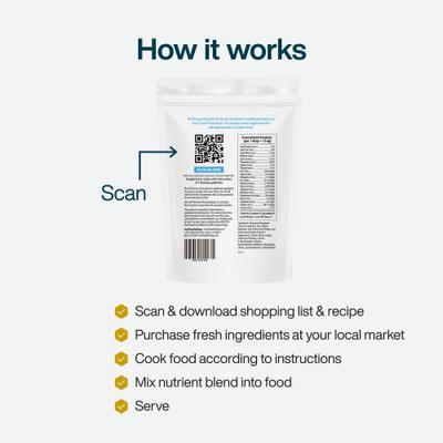 DoItYourself Fish & Sweet Potato Recipe Fresh Dog Food Recipe & Nutrient Blend, 5.92-oz bag