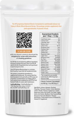 DoItYourself Turkey & Whole Wheat Macaroni Recipe Fresh Dog Food Recipe & Nutrient Blend, 4-oz bag