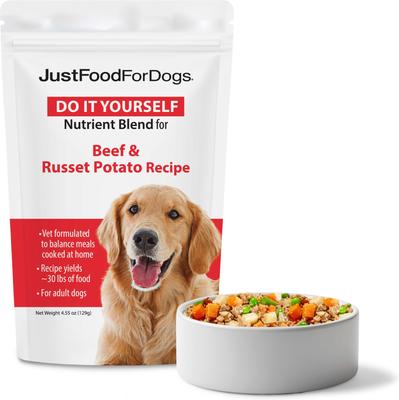 DoItYourself Turkey & Whole Wheat Macaroni Recipe Fresh Dog Food Recipe & Nutrient Blend, 4-oz bag