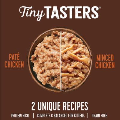 CORE Tiny Tasters Kitten Chicken Grain-Free Variety Pack Wet Cat Food, 1.75-oz pouch, case of 12