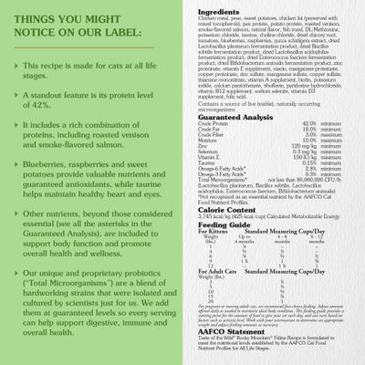 Rocky Mountain Roasted Venison & Smoke-Flavored Salmon Grain-Free Dry Cat Food, 5-lb bag