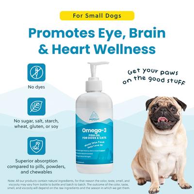 Omega-3 Fish Oil Dog & Cat Supplement, 16oz