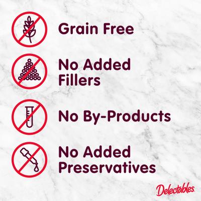 Paquete variado de golosinas para lamer Delectables, golosinas para gatos, bolsa de 1.4 oz, 30 unidades