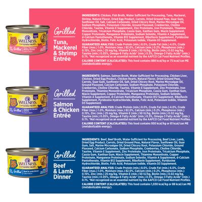 Complete Health Grilled Favorites Variety Pack Grain-Free Wet Cat Food, 3-oz can, case of 24