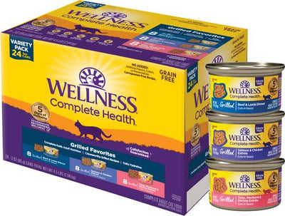 Complete Health Grilled Favorites Variety Pack Grain-Free Wet Cat Food, 3-oz can, case of 24