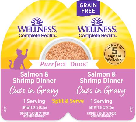 Complete Health Purrfect Duos Beef & Chicken Grain-Free Cuts in Gravy Wet Cat Food, 2.64-oz cup, case of 12