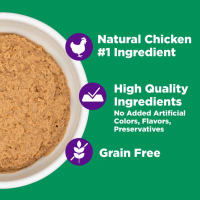 Complete Health Purrfect Duos Chicken & Turkey Grain-Free Pate Wet Cat Food, 2.64-oz cup, case of 12