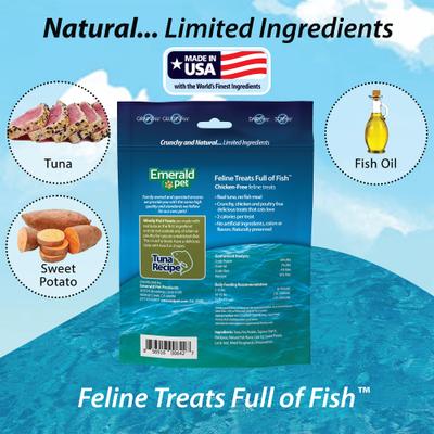 Wholly Fish! Tuna Recipe Cat Treats, 3-oz bag