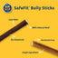 Buddy Starter Kit with Anti-Choking Safety Device Bully Sticks Dog Treats, Small