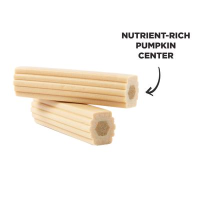 Pumpkin Dental Stick Dog Chew Treat, X-Large, 3.7-oz bag