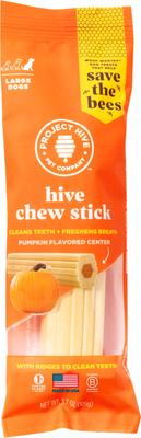 Pumpkin Dental Stick Dog Chew Treat, X-Large, 3.7-oz bag