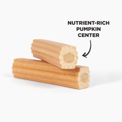Pumpkin Dental Stick Dog Chew Treat, Large, 7-oz bag