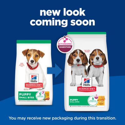 Puppy Small Bites Chicken & Brown Rice Recipe Dry Dog Food, 12.5-lb bag