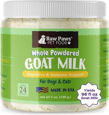 Powder Whole Goat Milk Supplement for Dogs & Cats, 7-oz