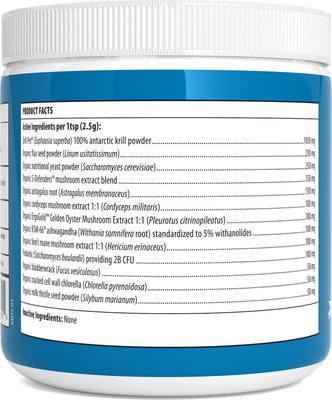 Daily Dawg Mushroom Extract Health Support Powder Supplement for Dogs, 2.65-oz jar