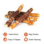 Triple Flavor Chicken Liver Duck & Chicken Wrapped Rawhide Sticks 5-inch Dog Treats, 30 count
