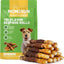 Triple Flavor Chicken Liver Duck & Chicken Wrapped Rawhide Sticks 5-inch Dog Treats, 30 count