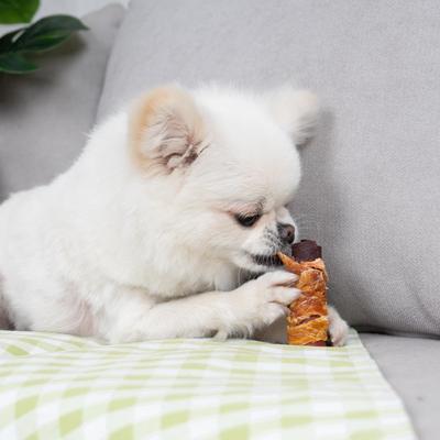 Triple Flavor Chicken Wrapped Duck & Beef Rolls 3-inch Rawhide-Free Dog Treats, 10 count