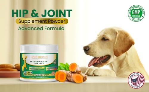 All-Natural Hip & Joint Powder Dog Supplement, 90 servings