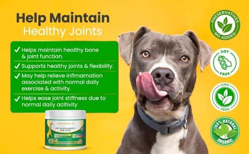 All-Natural Hip & Joint Powder Dog Supplement, 90 servings