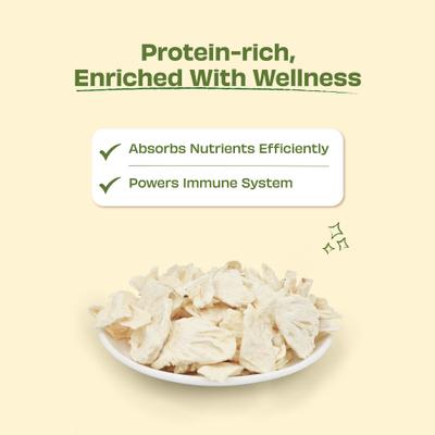 Nature's Munch Freeze-Dried Pineapple All Natural Vegan Dog Training Treat, 1.41-oz bag