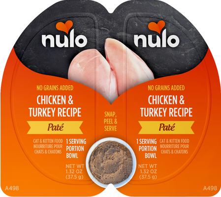 Chicken & Salmon Recipe Grain-Free Pate Wet Cat & Kitten Food, 2.64-oz cup, case of 10 twinpack