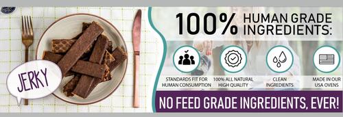 Duck & Blueberry Jerky Dog Treats, 5-oz bag