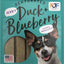 Duck & Blueberry Jerky Dog Treats, 5-oz bag