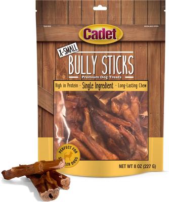 Bully Hide Sticks Dog Chews, X-Small, 8-oz